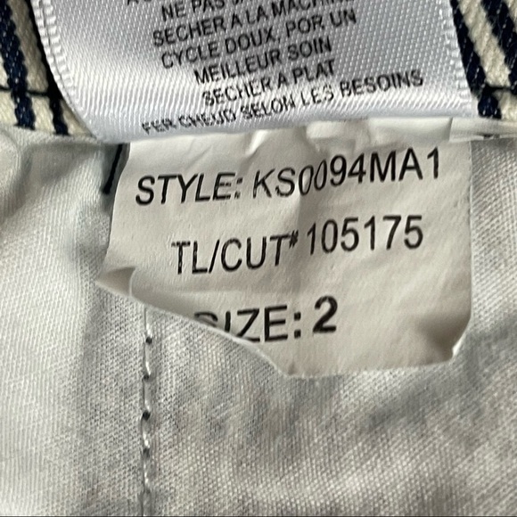 KUT FROM THE KLOTH JENNY STRIPED TWILL BERMUDA WALKING SHORTS - Picture 13 of 14